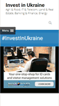 Mobile Screenshot of investukraine.net